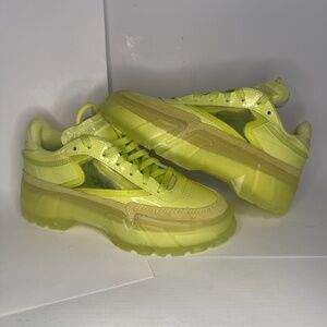 Reebok x Cardi B Club C 'High Vis Green' Chunky Sneakers Women's Size 6.5